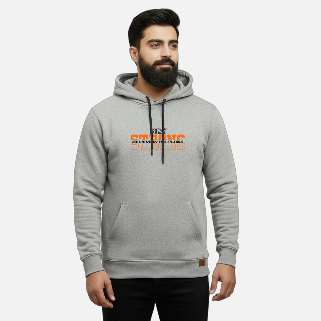 Stay Strong Believe in his Plans | Kangaroo Hoodies